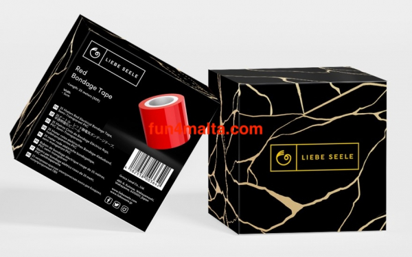 Liebe Seele 25m Long Bondage Tape, red